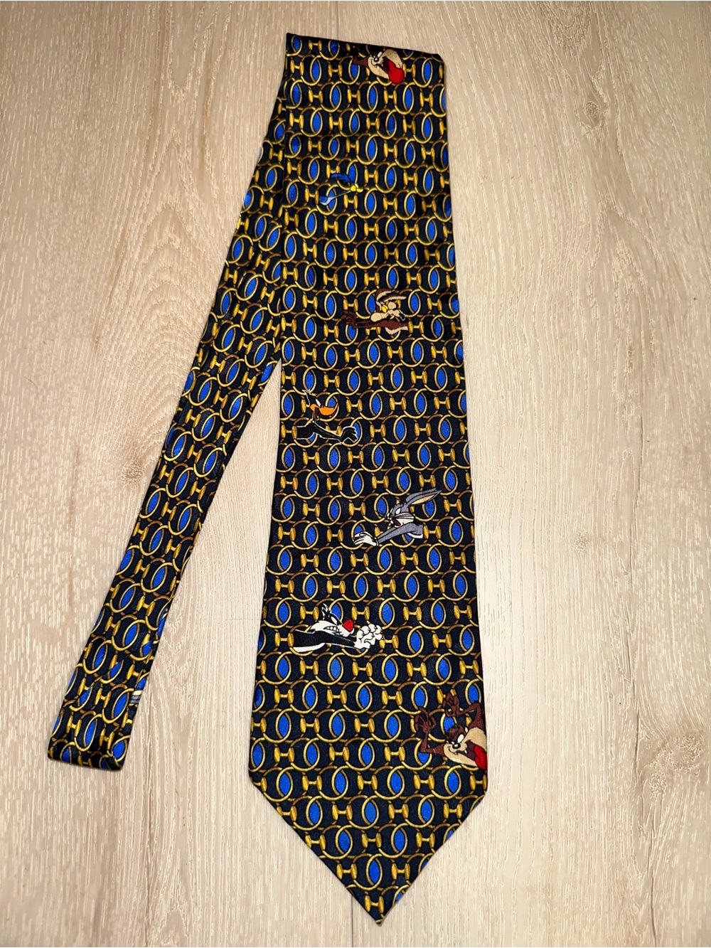 Disney Characters Character Print Silk Tie